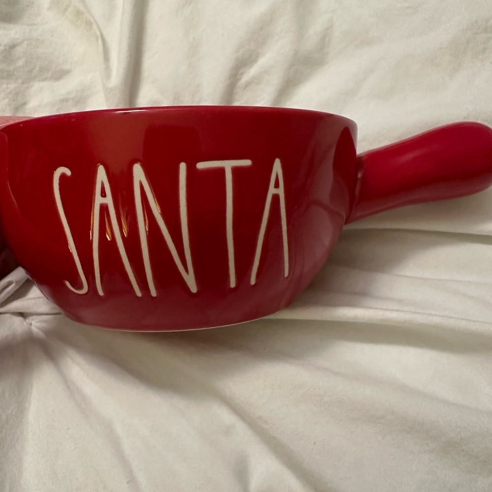 Red Rae Dunn Soup/Chili Bowl
